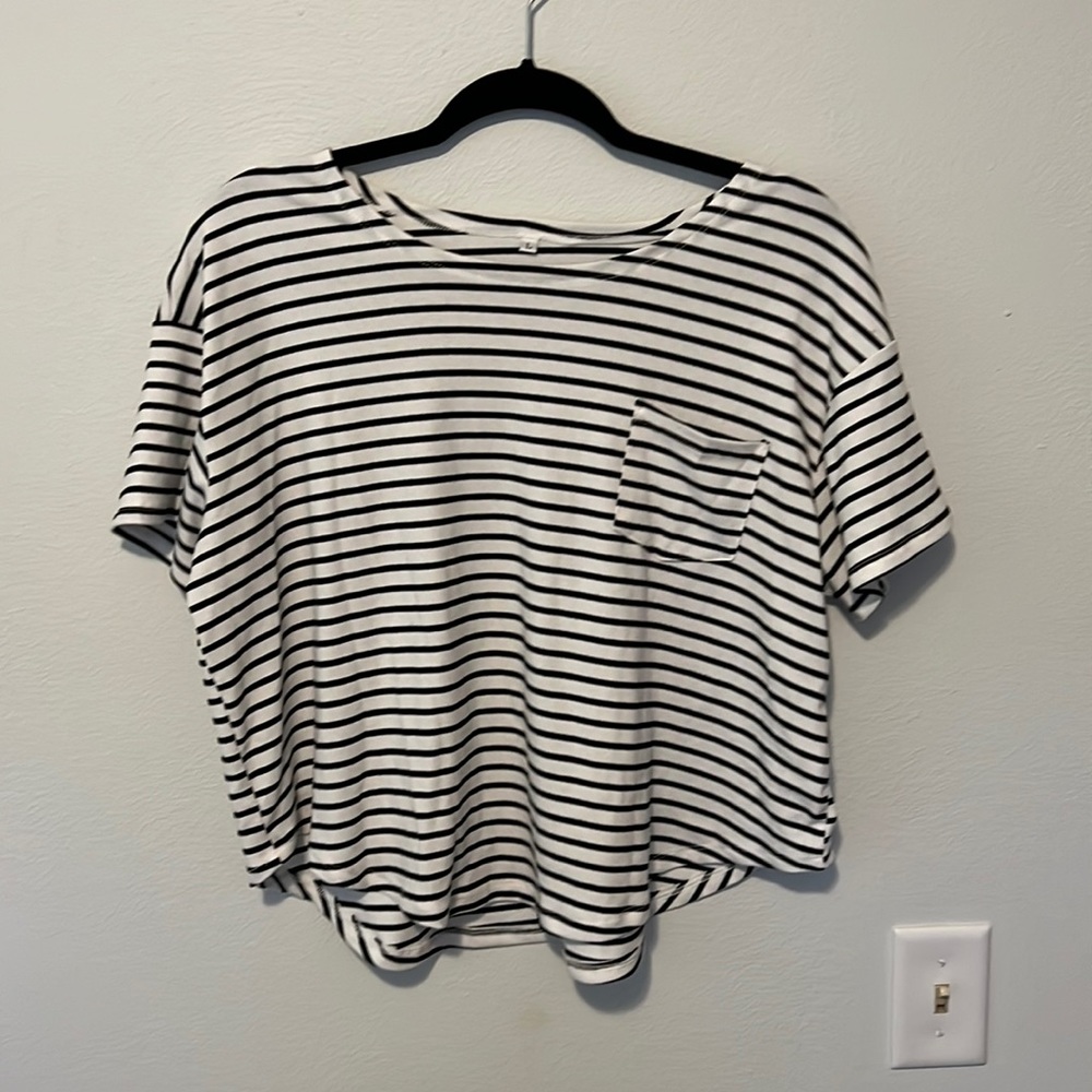 Striped Crop Top
